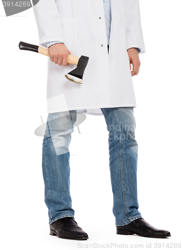 Image of Evil medic holding a small axe