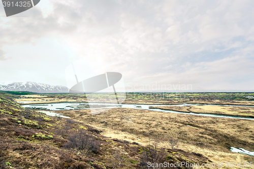 Image of Landscape at the Thingvellir national park