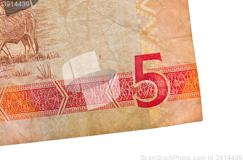 Image of 5 Gambian dalasi bank note