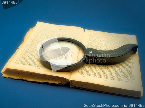 Image of Magnifier at the Book