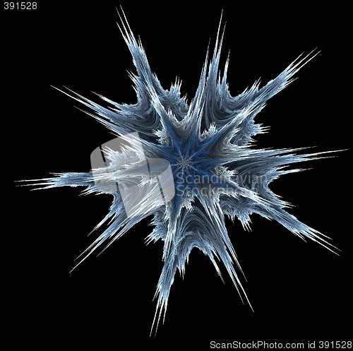 Image of Icy snowflake