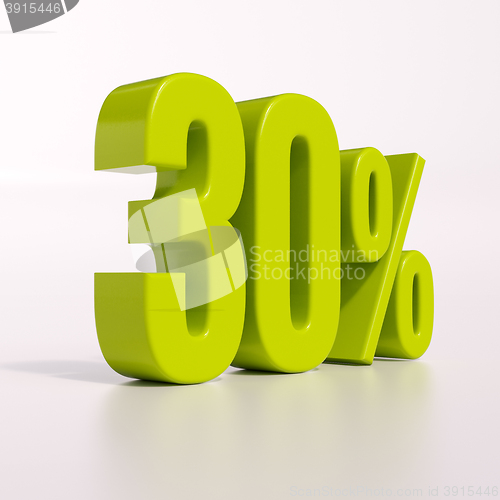 Image of Percentage sign, 30 percent