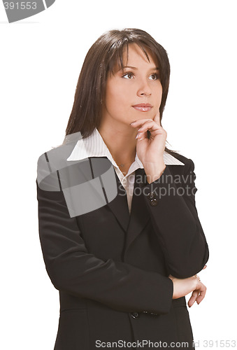 Image of Businesswoman thinking