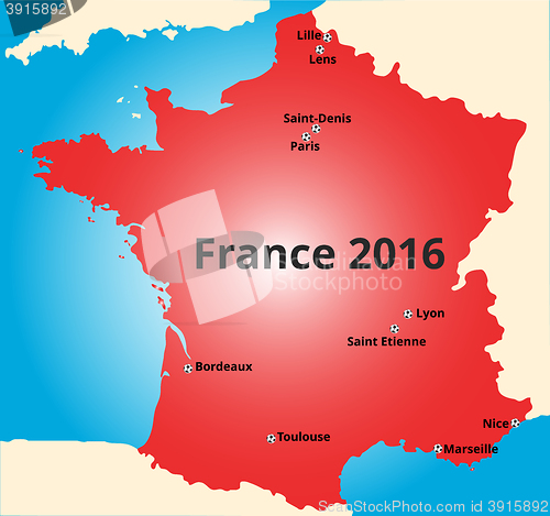 Image of Cities of France euro 2016