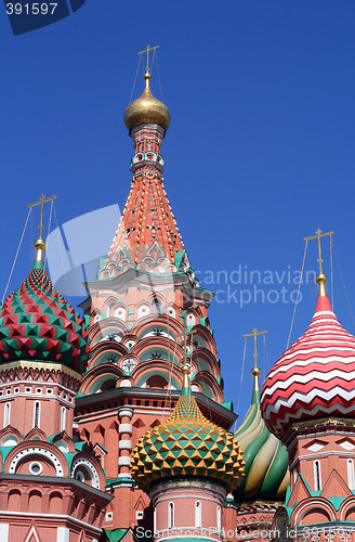 Image of The Pokrovsky Cathedral (St. Basil's Cathedral) on Red Square, M