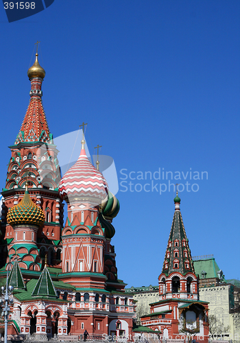 Image of The Pokrovsky Cathedral (St. Basil's Cathedral) on Red Square, M