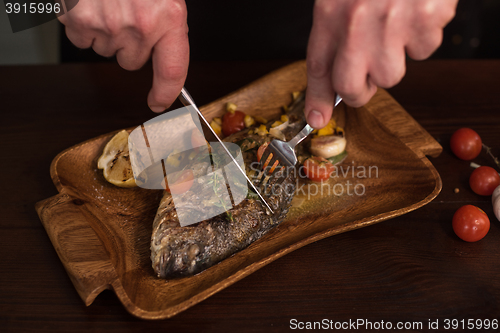 Image of Grilled dorado fish