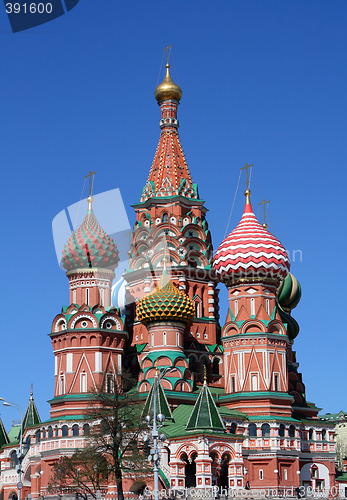 Image of The Pokrovsky Cathedral (St. Basil's Cathedral) on Red Square, M