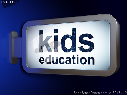 Image of Learning concept: Kids Education on billboard background