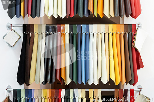 Image of Leather samples