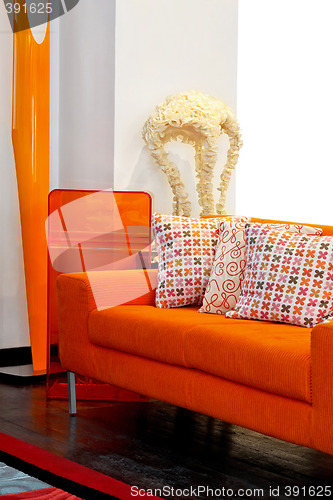 Image of Orange furniture