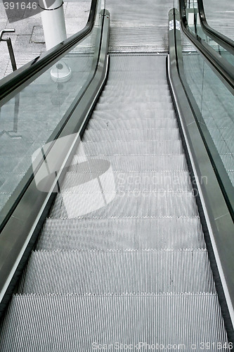 Image of Escalator downstairs