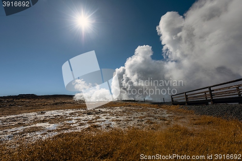 Image of Geothermally active valley