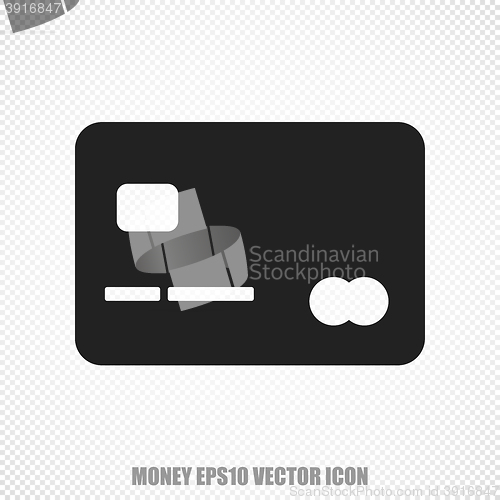 Image of Currency vector Credit Card icon. Modern flat design.