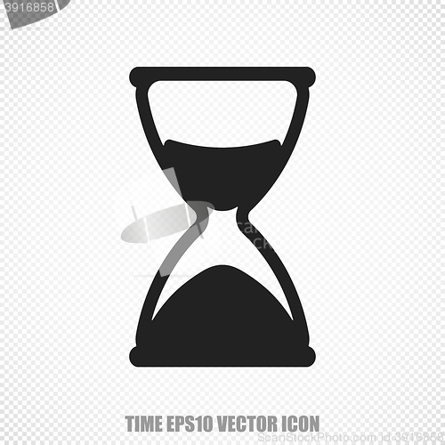 Image of Timeline vector Hourglass icon. Modern flat design.