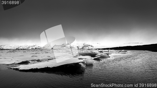 Image of Icebergs at glacier lagoon 