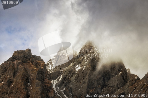 Image of Scenic mountain landscape shot