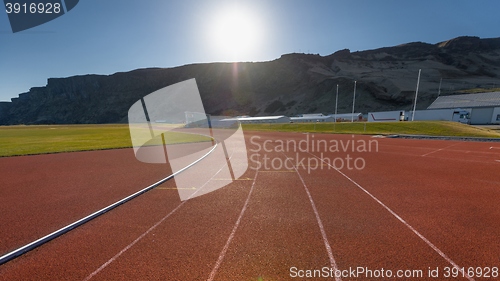 Image of Running track outdoors