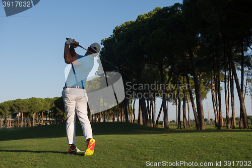 Image of golf player