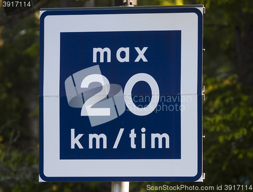 Image of maximum speed