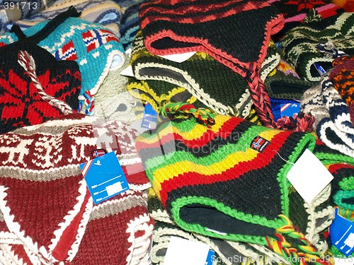 Image of knitted caps