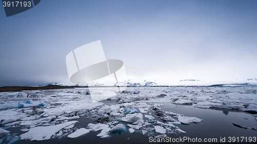 Image of Icebergs at glacier lagoon 