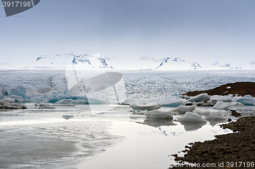 Image of Icebergs at glacier lagoon 