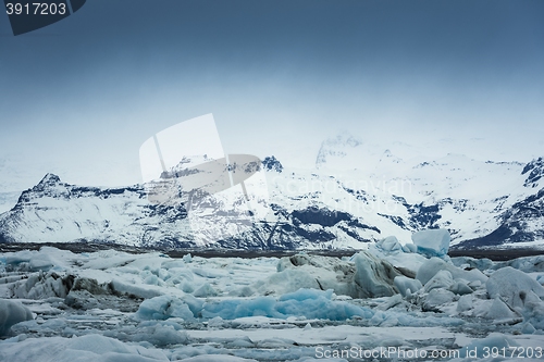 Image of Icebergs at glacier lagoon 