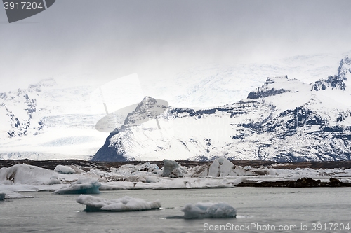 Image of Icebergs at glacier lagoon 