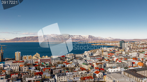 Image of Reykjavik from above