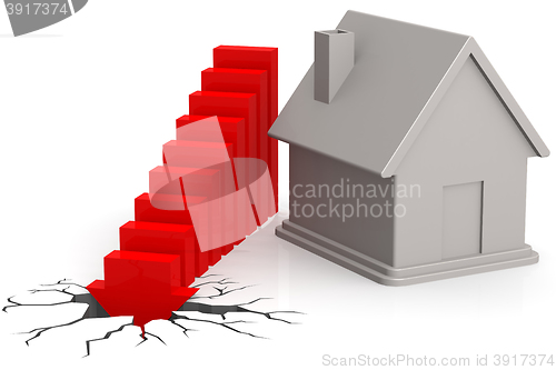 Image of House price falling