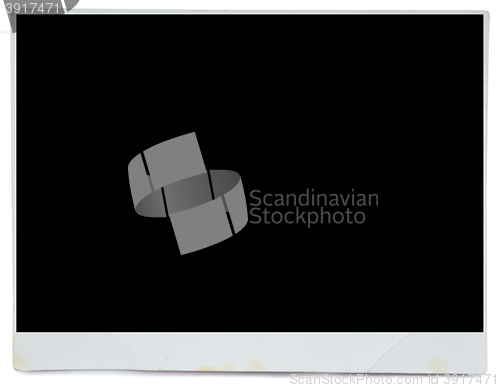 Image of photo frame on white