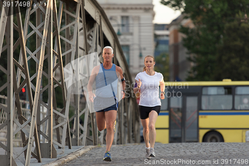 Image of couple jogging