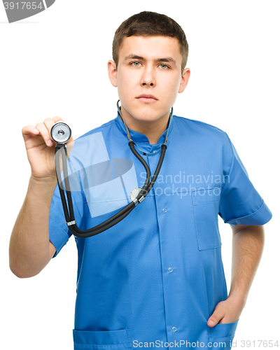 Image of Portrait of a young surgeon intern