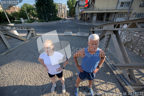 Image of couple jogging