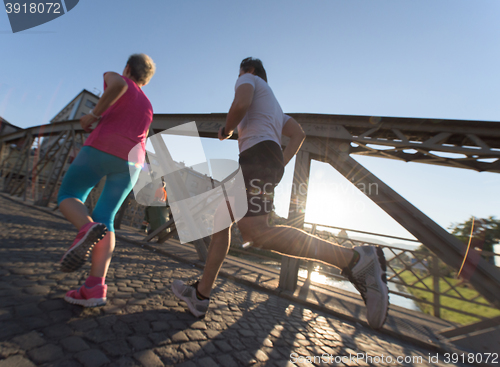 Image of couple jogging