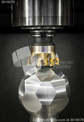 Image of Metalworking CNC milling machine.