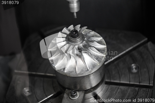 Image of Metalworking CNC milling machine.