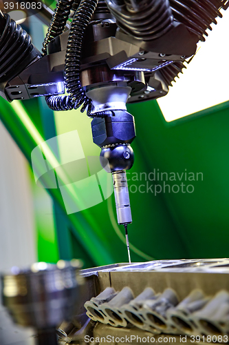 Image of Metalworking CNC milling machine.