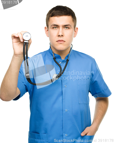 Image of Portrait of a young surgeon intern