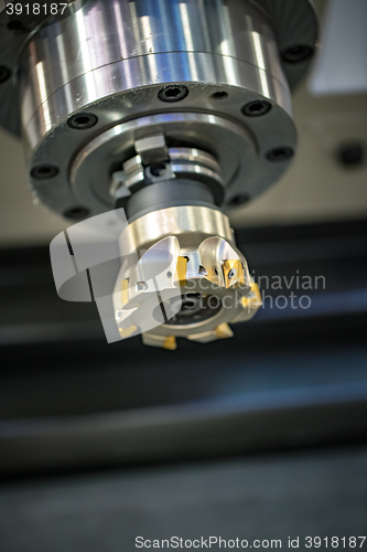 Image of Metalworking CNC milling machine.