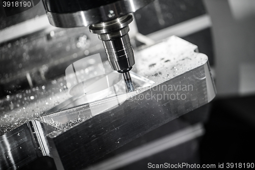 Image of Metalworking CNC milling machine.