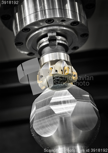 Image of Metalworking CNC milling machine.