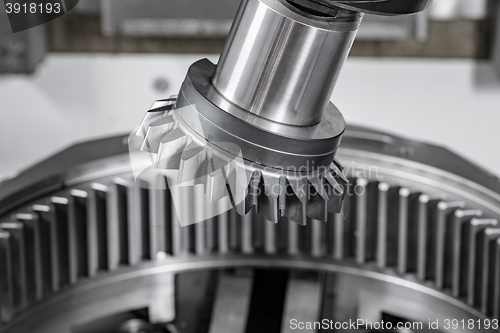 Image of Metalworking CNC milling machine.