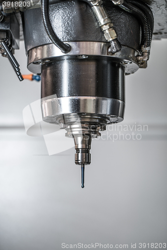 Image of Metalworking CNC milling machine.