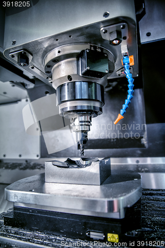 Image of Metalworking CNC milling machine.