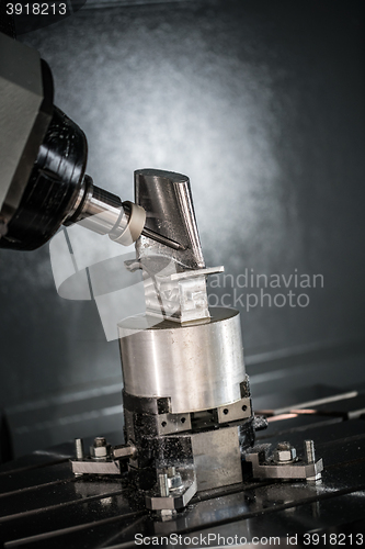 Image of Metalworking CNC milling machine.