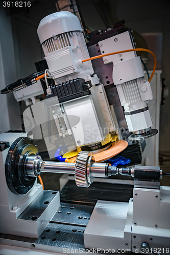 Image of Metalworking CNC milling machine.