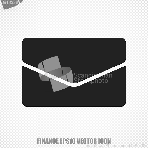 Image of Finance vector Email icon. Modern flat design.