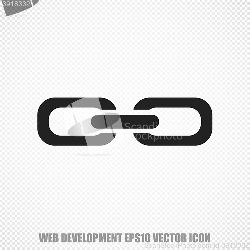 Image of Web development vector Link icon. Modern flat design.